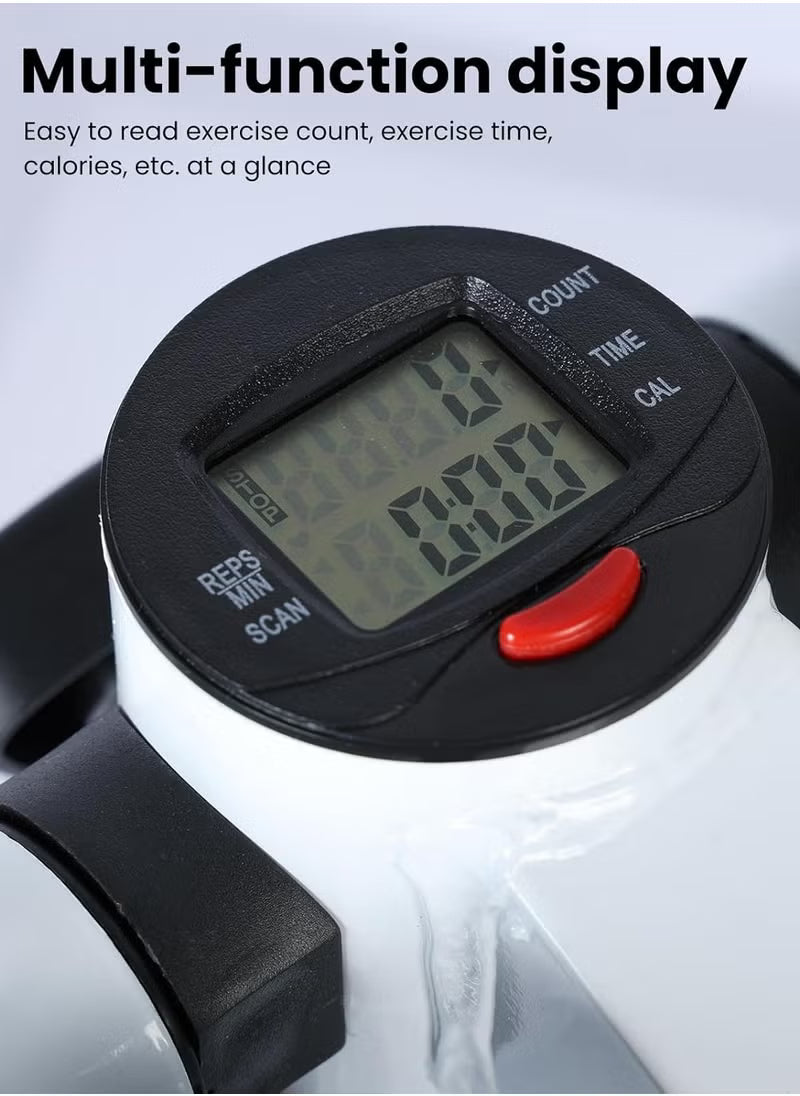 Smart Twist Stepper with Resistance Bands & LCD Display – Best for Home Workout & Winter Fitness