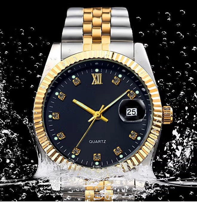 Premium Quartz Couple Watch Set