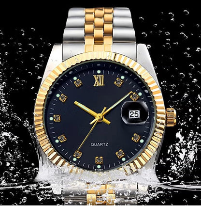 Premium Quartz Couple Watch Set