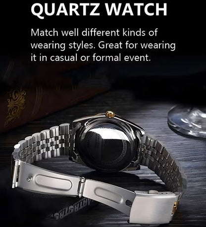 Premium Quartz Couple Watch Set