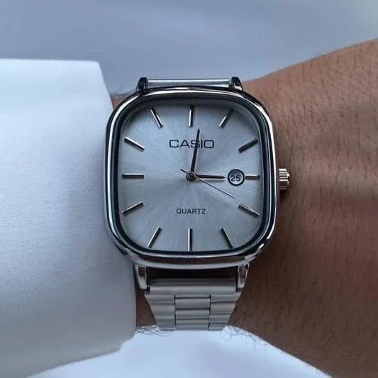 Casio Watch Silver + Silver