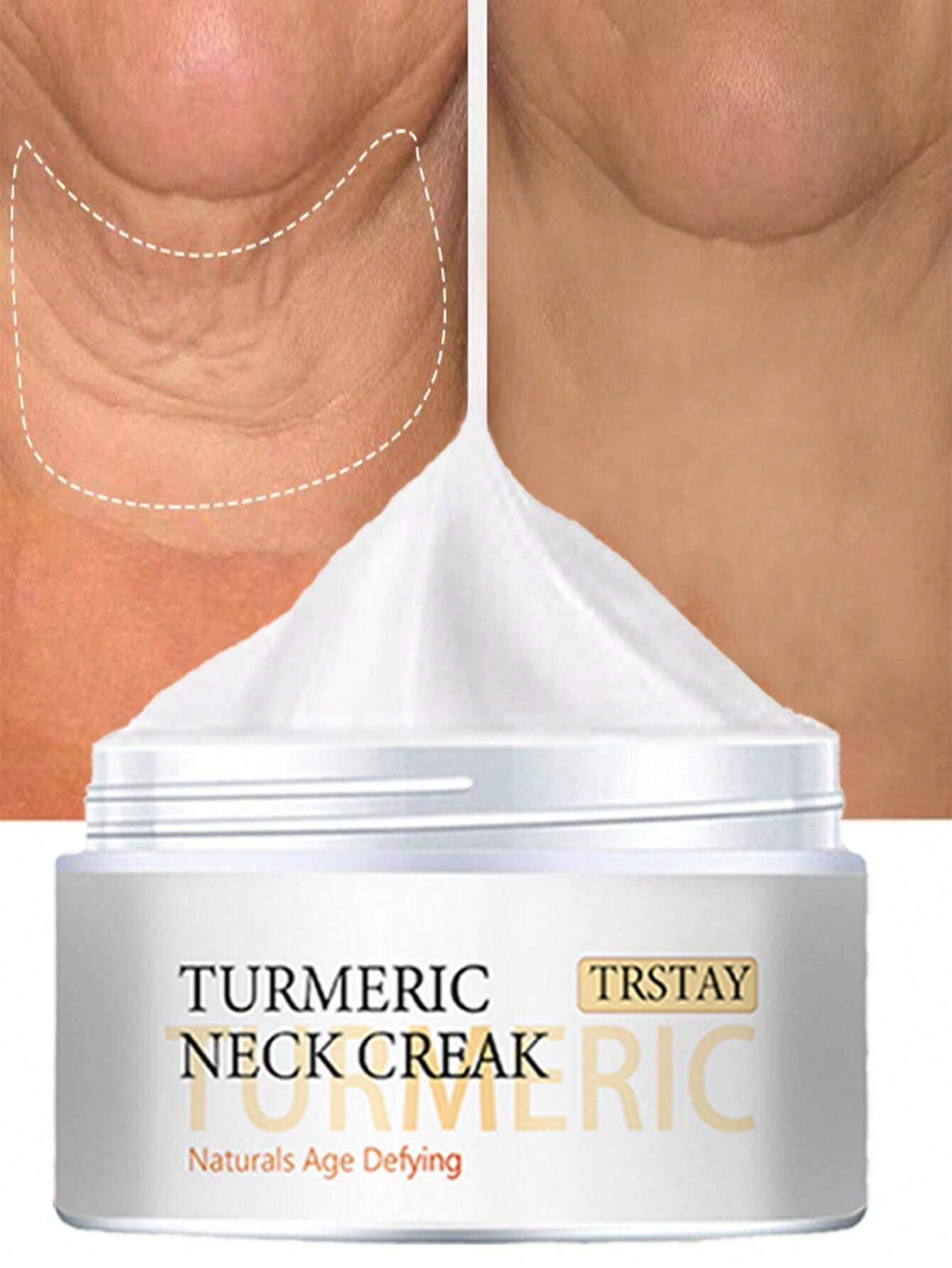 Skin Lightening and Firming Neck Cream, Moisturizes Skin