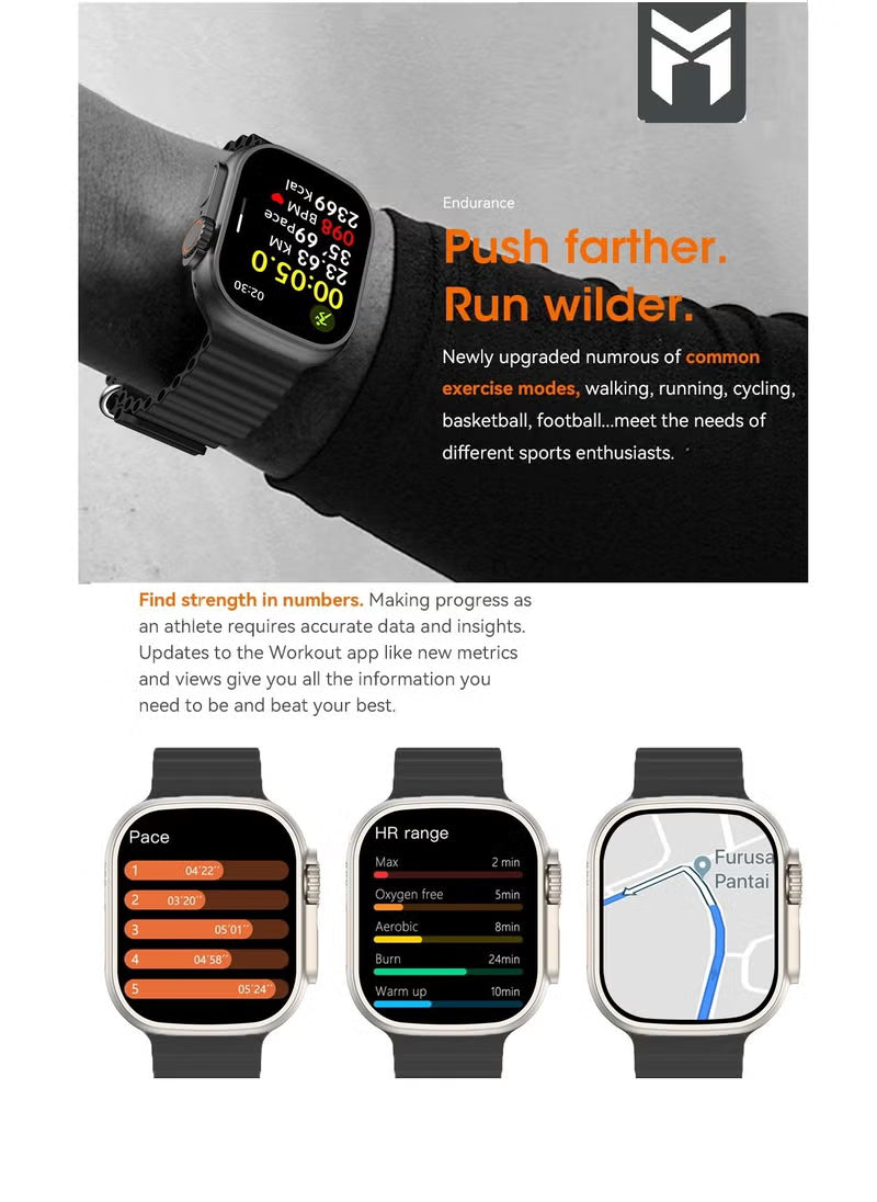 2 in 1 Ultra Smart Watch Plus Airbuds Pro2 Pack