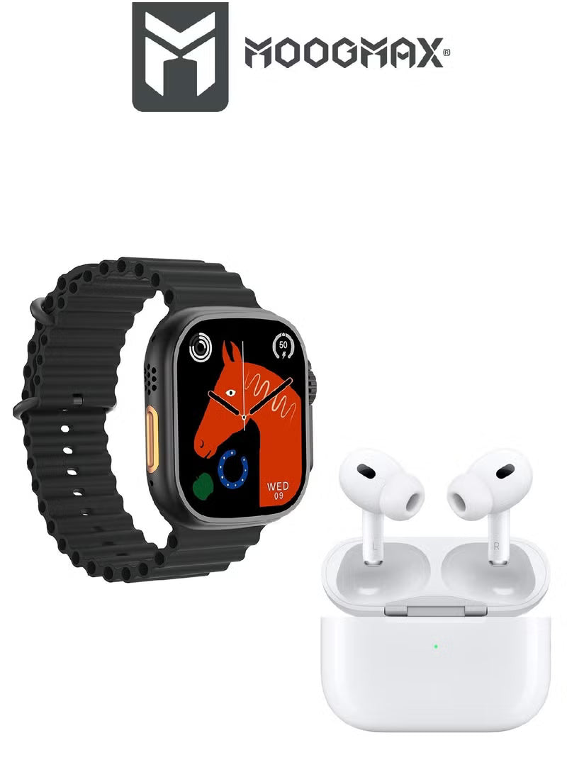 2 in 1 Ultra Smart Watch Plus Airbuds Pro2 Pack
