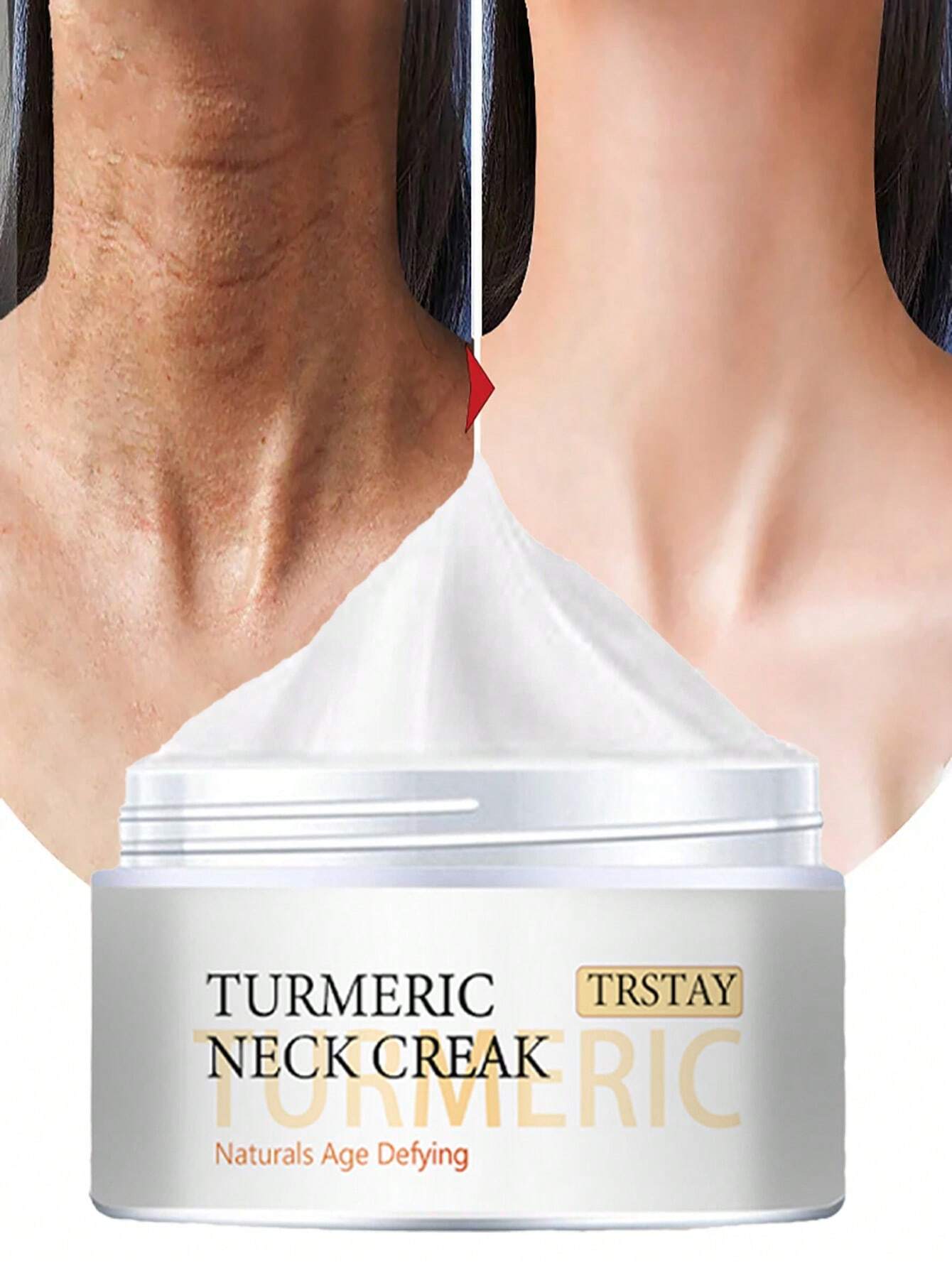 Skin Lightening and Firming Neck Cream, Moisturizes Skin