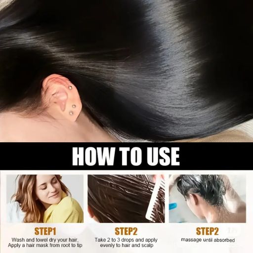 Hair Care Serum, Nourishing Moisturizing Essence for Dry Hair