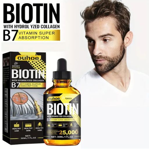 Biotin Hair Treatment Oil with Hydrolyzed Collagen